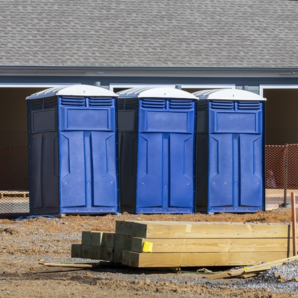 how do you dispose of waste after the porta potties have been emptied in Biddle